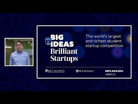 Rice Business Plan Competition — 2021 Elevator Pitches — official video thumbnail