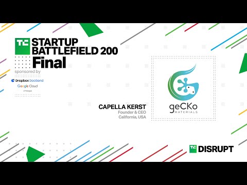 geCKo Materials — Startup Battlefield 2024 Final — official video thumbnail
